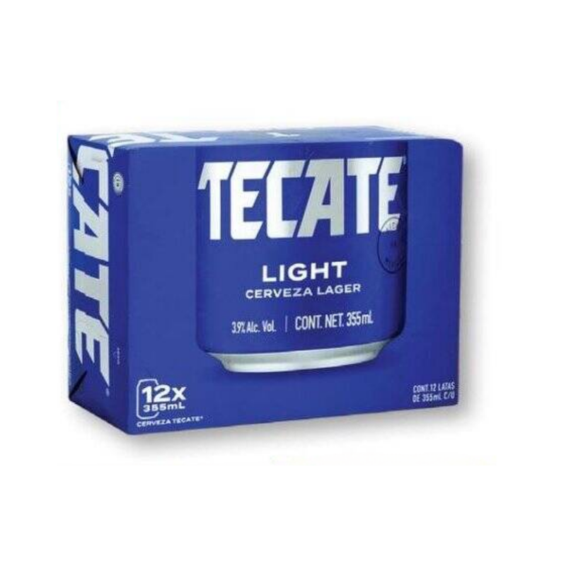 Cerveza Tecate Ligth En Lata 355 Ml/12 Lata 