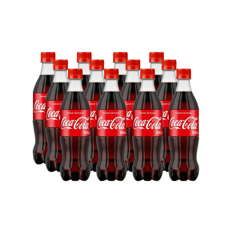 Coca Cola Regular 500 Ml/12 Pzas Pet 