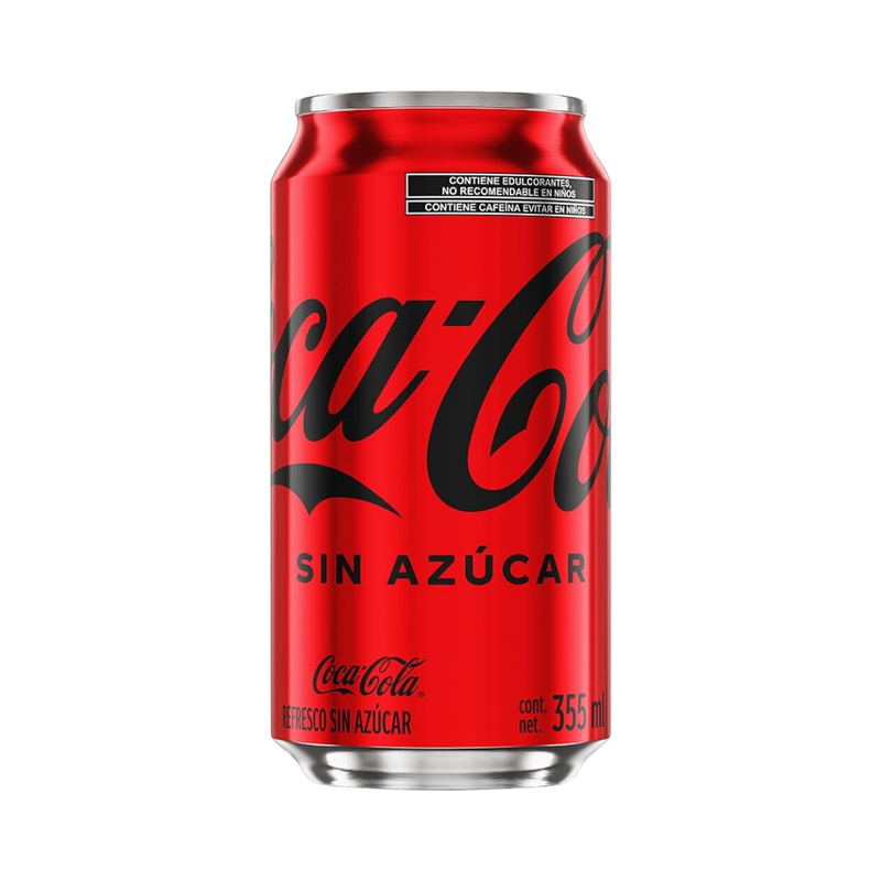 Coca Cola Sin Azucar 355 Ml 