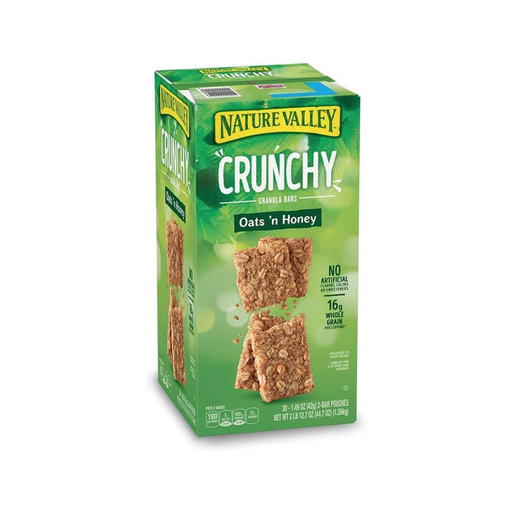 Nature Valley Crunchy Avena Integral Y Miel / 30 Pzas